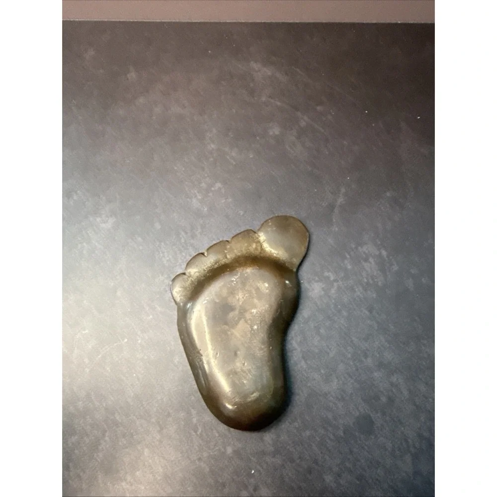 Brass Foot Trinket Tray 3 1/3